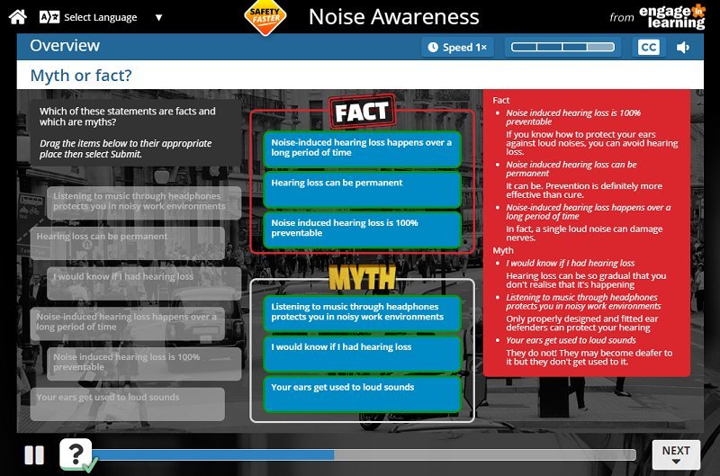 Noise Awareness online training