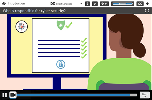 Example course content - Cyber Security stay vigilant