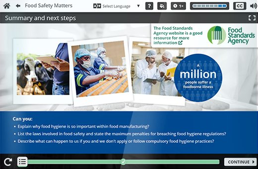 Food Safety Matters online training