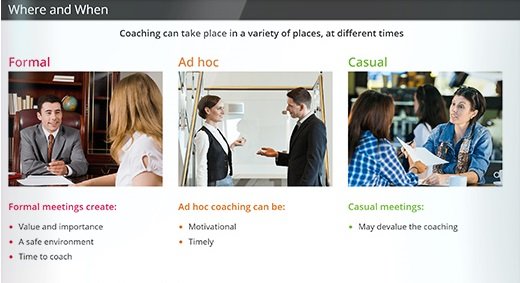 The role of a coach in the workplace