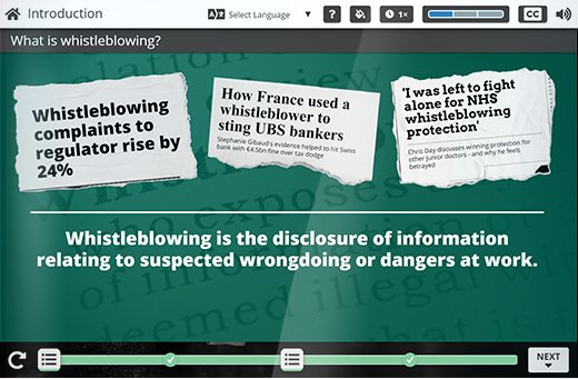 What is Whistleblowing